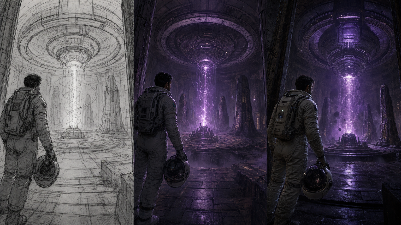 Film previsualisation example